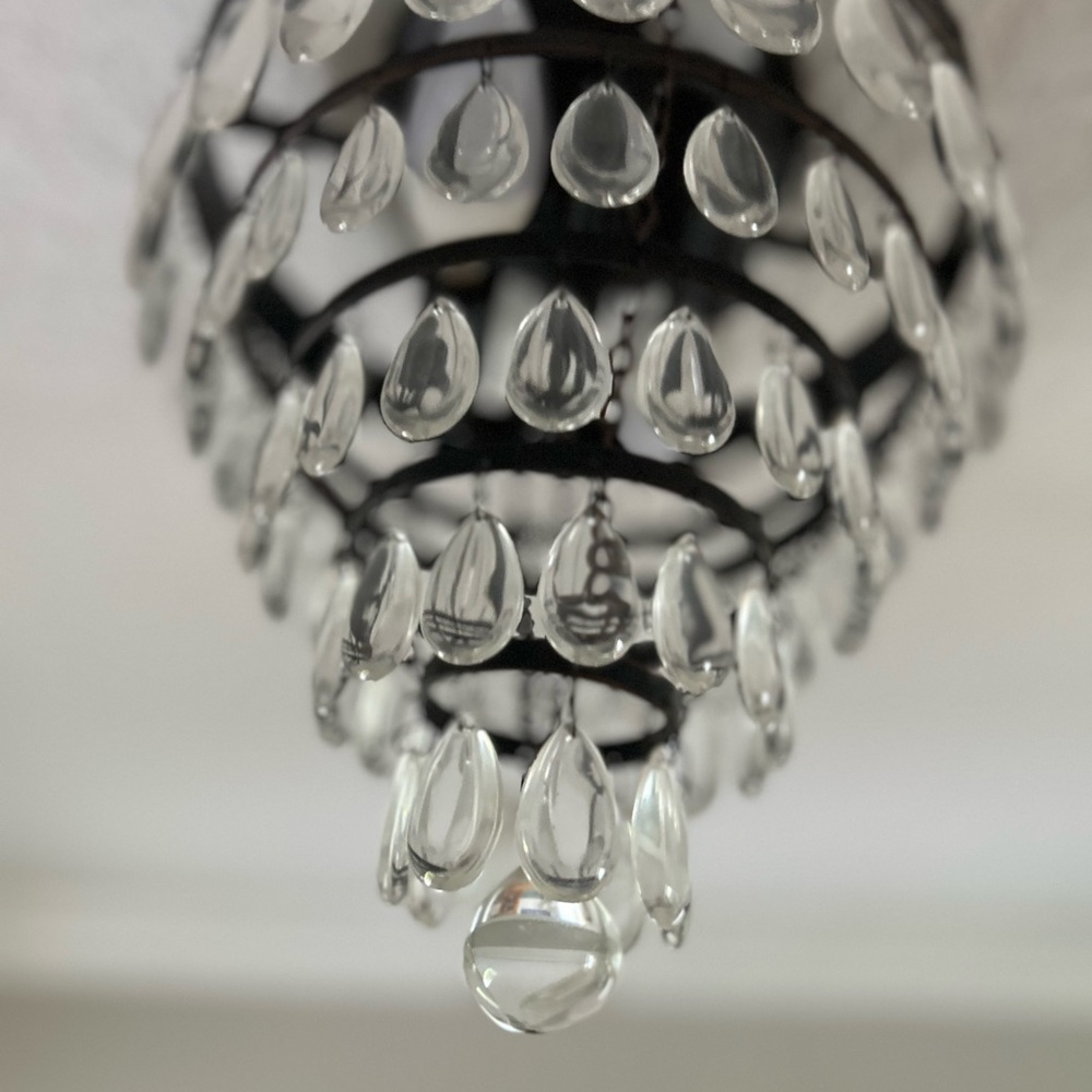 Small chandelier for bathroom or foyer or closet use your imagination